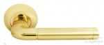 Дверные ручки Rucetti Модель 2 Матовое золото-Золото(RAP 2, SG/GP, Италия)